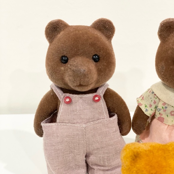 Lot of Two Calico Critters Timbertop Bears - Taylor & Rose Timbertop Vintage - Picture 2 of 13